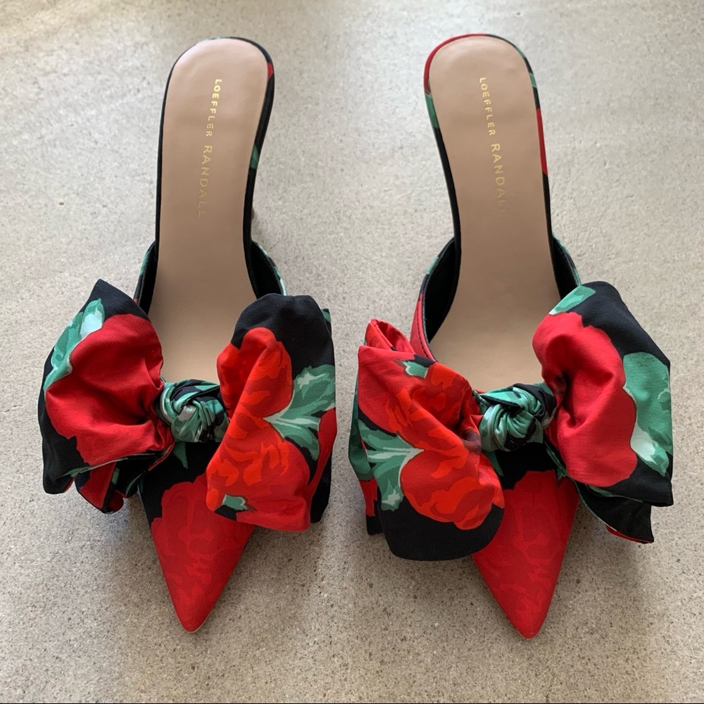 NWOT Loeffler Randall Margot Bow Mule